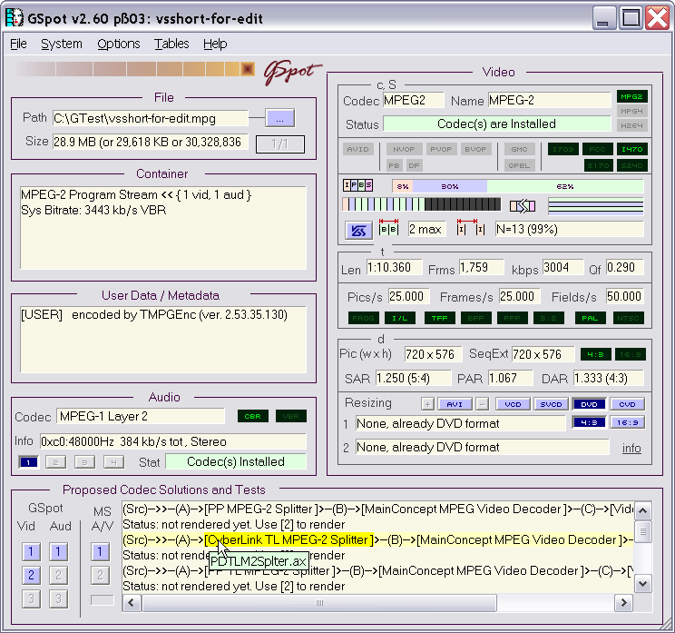 GSpot 2.60 Beta 5